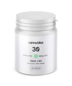 Canna Bliss CBG Capsules – 30mg (30 Pack)