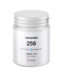 Canna Bliss THC Capsules – 250mg (30 Pack)