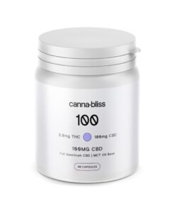 Canna Bliss Full Spectrum CBD Capsules – 100mg (30 pack)