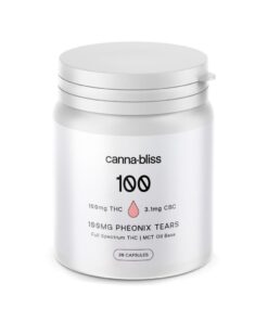 Canna Bliss Phoenix Tears Capsules – 100mg THC (30 pack)