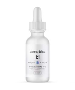 Canna Bliss Tincture 1:1 THC/CBD Tincture – (1000mg)