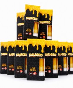 Premium THC Live Resin Vape Cartridges | 1 Gram Bulk Mix & Match | SAUCED (Bulk Product)