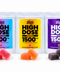 Align THC 1500mg High Dose Gummies (2pcs)