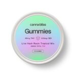 Canna Bliss Hash Rosin Gummies (600mg)