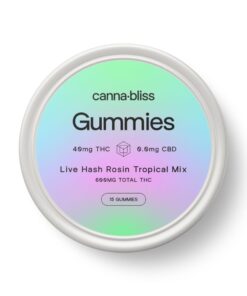 Canna Bliss Hash Rosin Gummies (600mg)