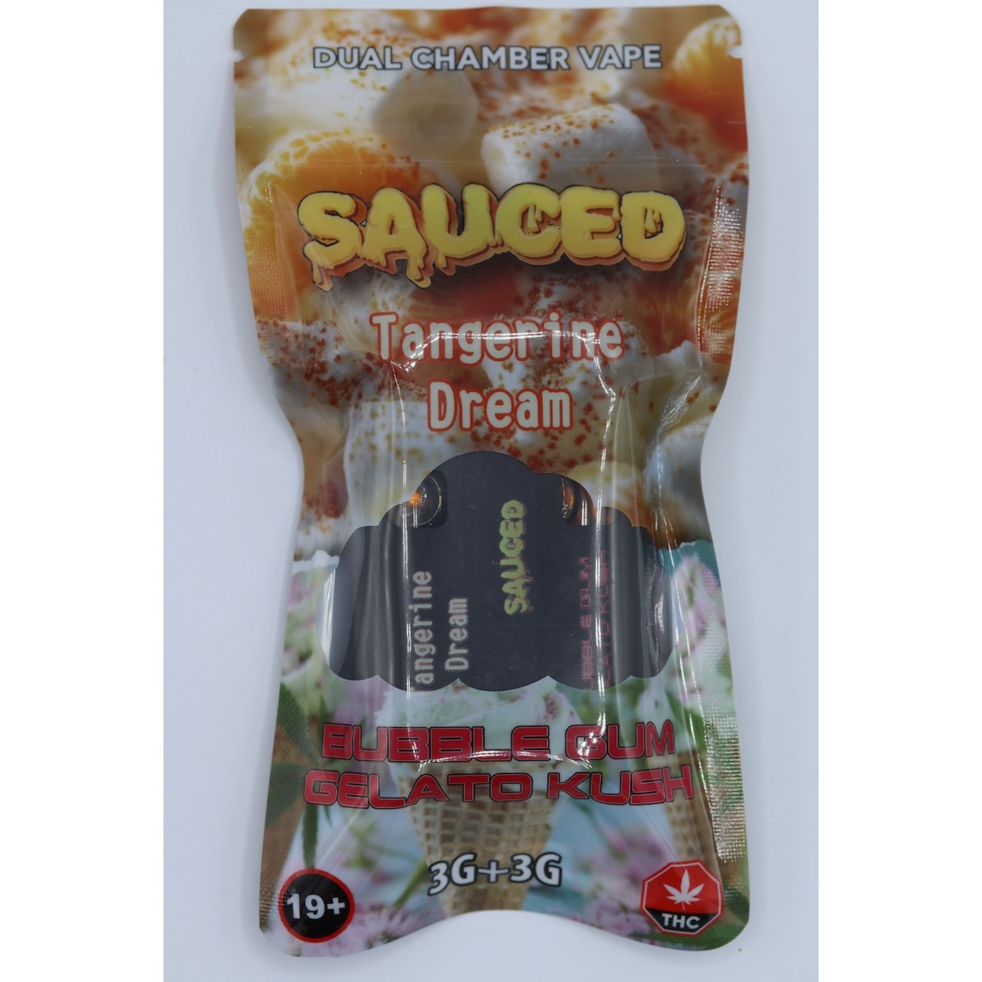 Sauced Extracts – Dual Chamber Disposable Vape 3+3 (6G Total) - Image 4