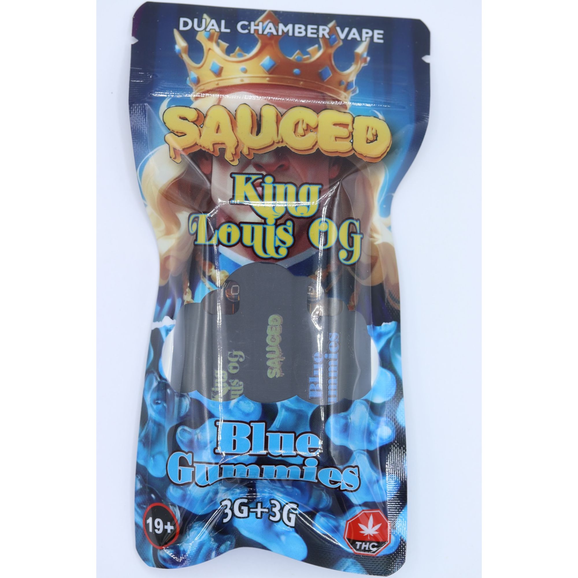 Sauced Extracts – Dual Chamber Disposable Vape 3+3 (6G Total)